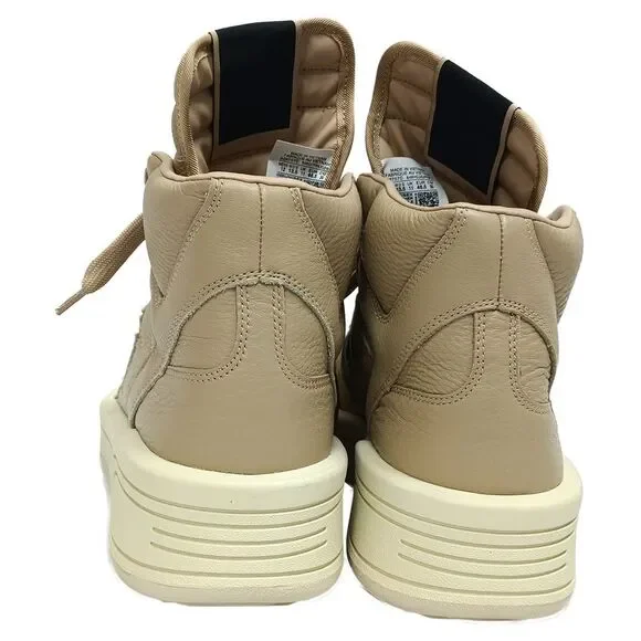 Rick Owens DRKSHDW x Converse TURBOWPN Sneakers in Beige Leather - Picture 3 of 8